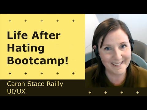Cover Image for Life After Hating Coding Bootcamp!  Helping Creatives - Caron Stace Railly | UI/UX/Marketing
